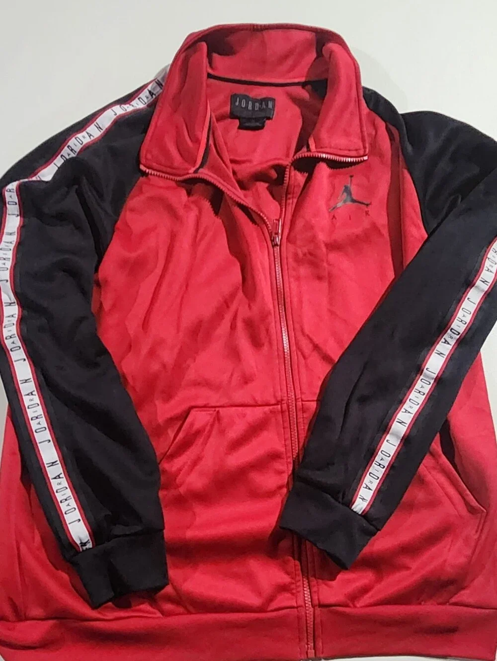 Jordan Men's Jumpman Taped Tricot Lifestyle Track Jacket Size XL